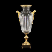 LARGE BACCARAT STYLE ORMOLU MO
