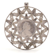 LARGE BALTIC CAST SILVER MEDAL