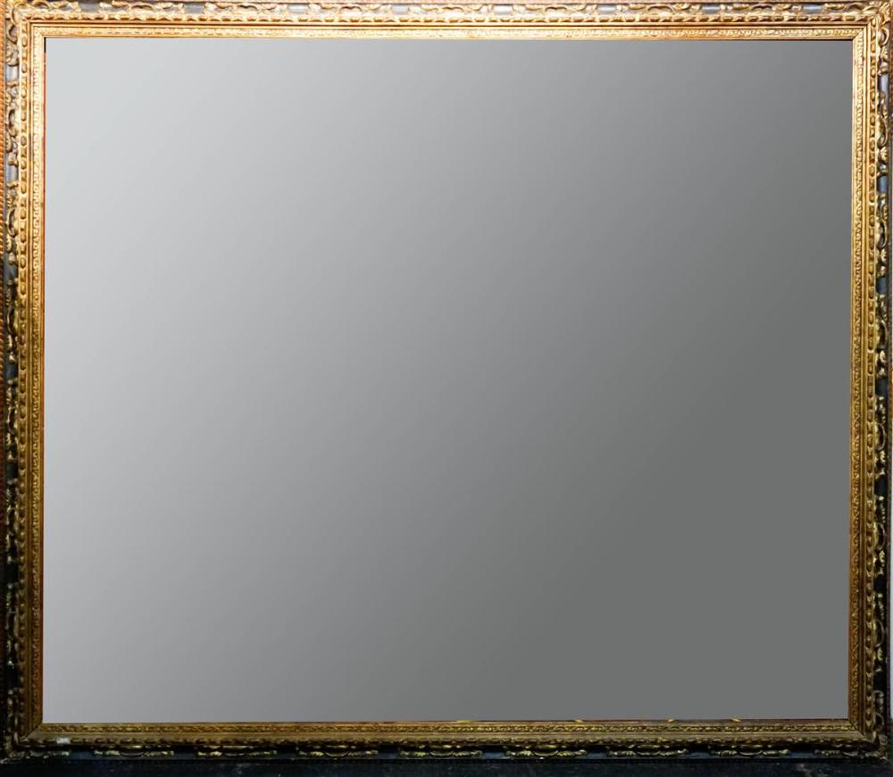 LARGE BAROQUE CARVED PAINTED
