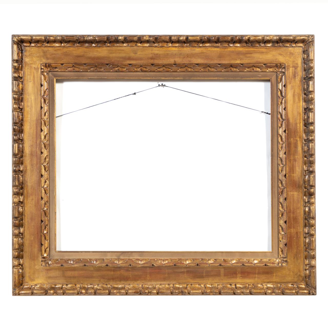 LARGE BAROQUE STYLE CARVED GILTWOOD