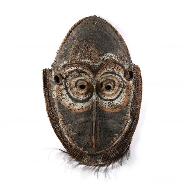 LARGE BASKETRY GABLE MASK, PAPUA