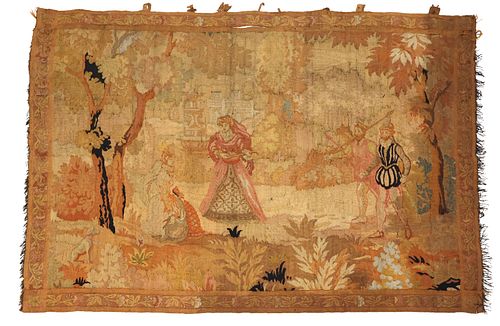 LARGE BELGIAN WOVEN WOOL