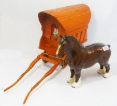 Large Beswick Shire Horse Burn