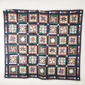 LARGE BIG STAR QUILT, HAND SEW