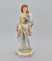 Large Bisque Porcelain Figural