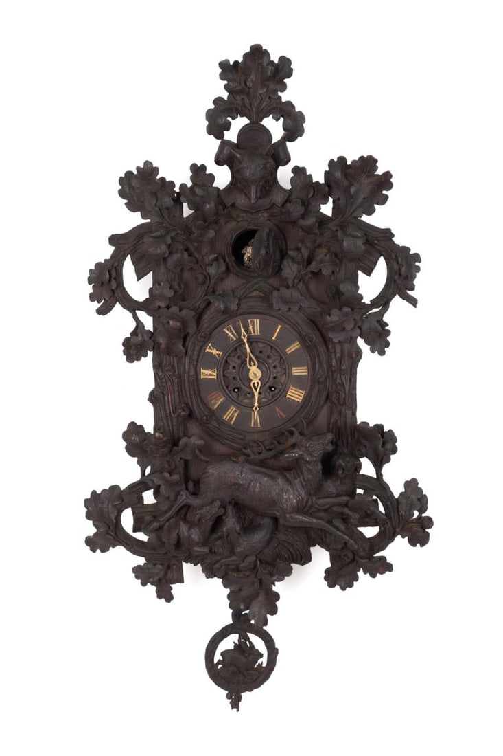 LARGE BLACK FOREST HAND CARVED