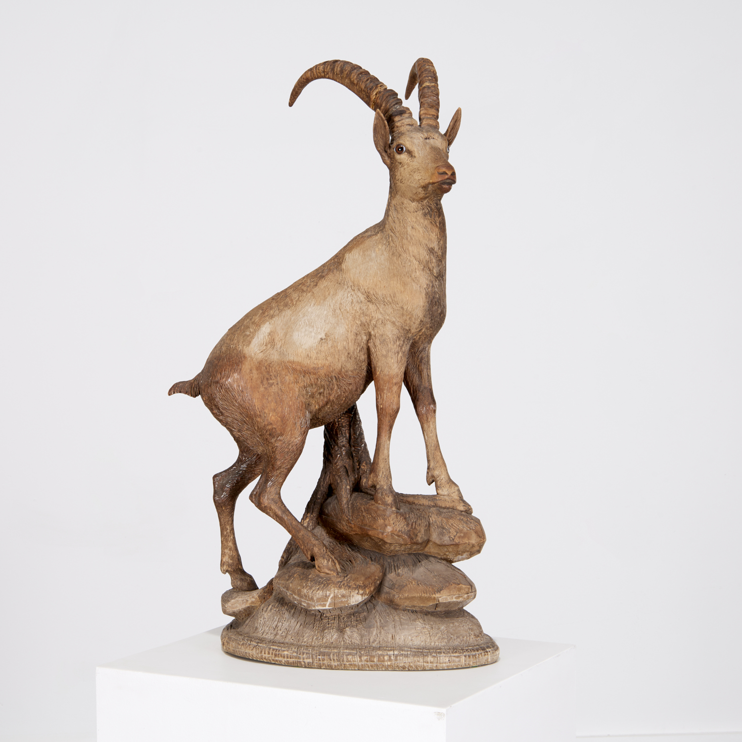 LARGE BLACK FOREST MODEL OF A