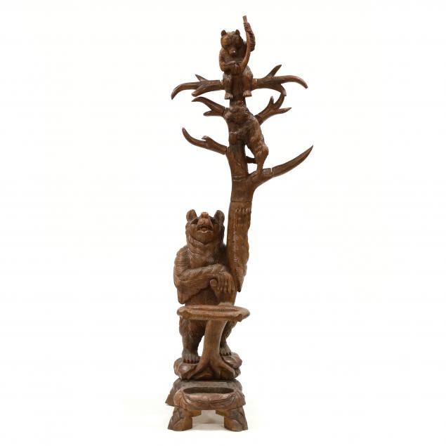 LARGE BLACK FOREST STYLE CARVED