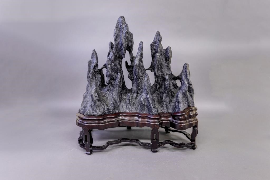Large black (metal) mountain