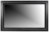 LARGE BLACK PAINTED FLOOR MIRR