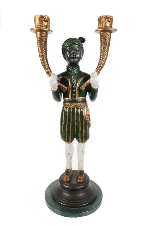 LARGE BLACKAMOOR FIGURAL TWO