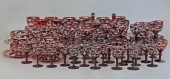 Large Bohemian ruby flashed gl