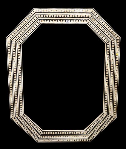 LARGE BONE AND HORN INLAID