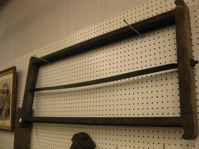 Large Boxed Saw 22'' x 50''.