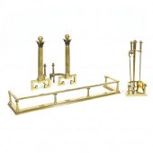 LARGE BRASS CORINTHIAN COLUMN