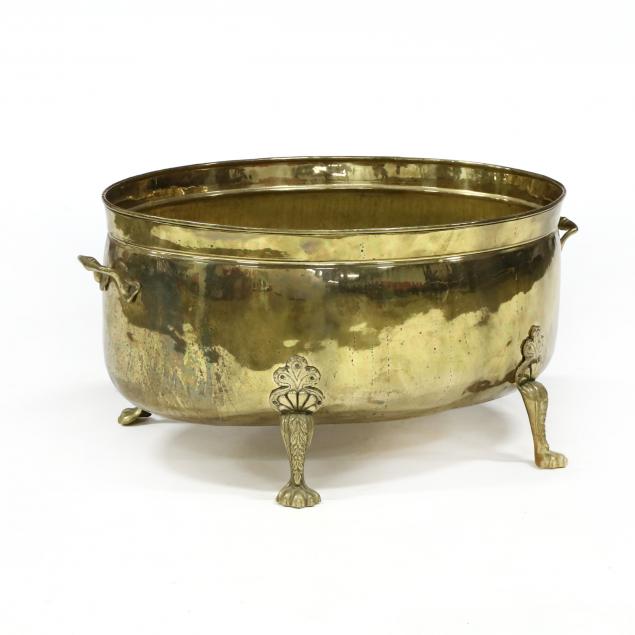 LARGE BRASS FOOTBATH Late 20th