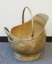 LARGE BRASS HEMIT-FORM COAL SC
