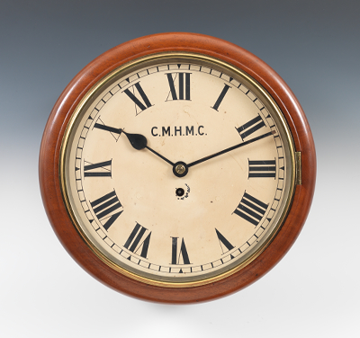 Large British Fusee Clock ca.