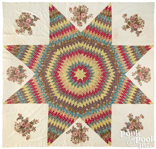 LARGE BRODERIE PERSE LONE STAR