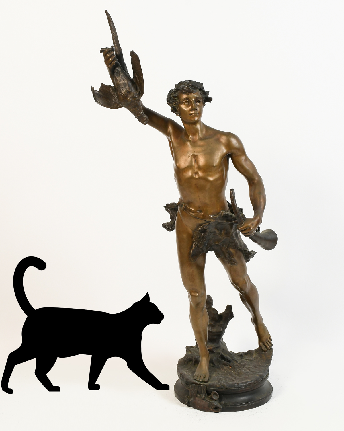 LARGE BRONZE AFTER GAUDEZ OF
