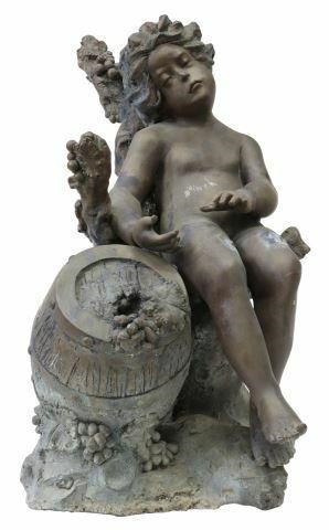 LARGE BRONZE GARDEN SCULPTURE
