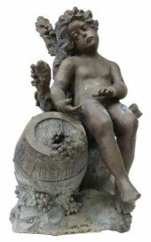 LARGE BRONZE GARDEN SCULPTURE