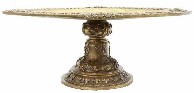 LARGE BRONZE OVAL TRAY