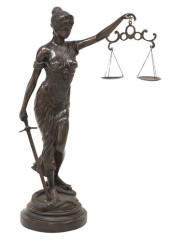 LARGE BRONZE SCULPTURE LADY JU