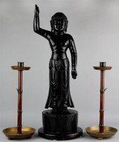 LARGE BRONZE STANDING 'INFANT'