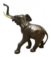 LARGE BRONZE WILDLIFE SCULPTUR