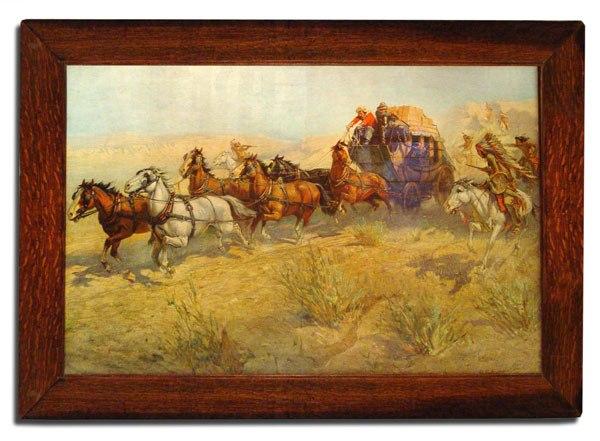 LARGE BUDWEISER OVERLAND STAGECOACH