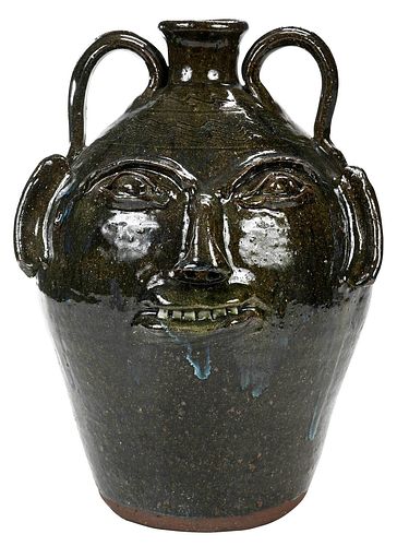 LARGE BURLON CRAIG FACE JUG(Vale,