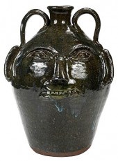 LARGE BURLON CRAIG FACE JUG(Va