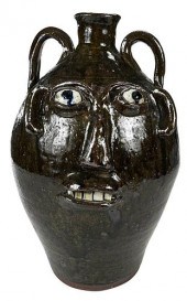LARGE BURLON CRAIG FACE JUG(Va