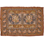 LARGE BURMESE KALAGA TAPESTRY<