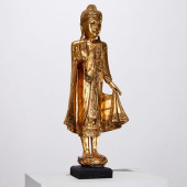 LARGE BURMESE MANDALAY GILTWOO