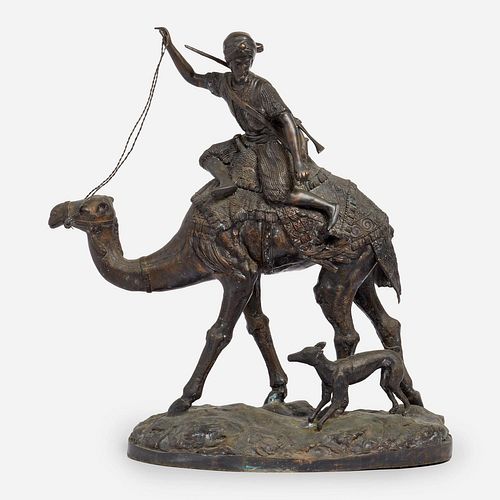 LARGE CAMELBACK HUNTER BRONZE AFTER