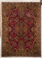 LARGE CANADIAN WOOL RUGA large