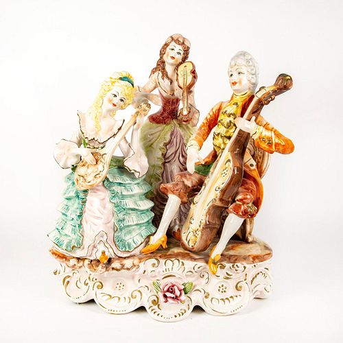 LARGE CAPODIMONTE STYLE FIGURE