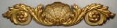Large carved and gilt wood ove