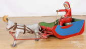 LARGE CARVED AND PAINTED FOLK