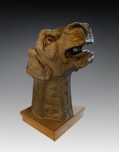 LARGE CARVED GARGOYLE FROM WOO