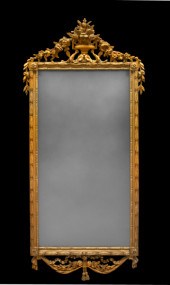 Large Carved Giltwood Looking