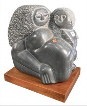 LARGE CARVED GREY STONELarge C