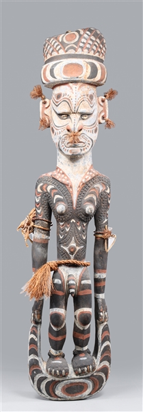 Large carved Papua New Guinea