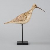LARGE CARVED SHOREBIRDA large