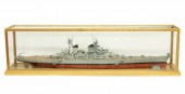 LARGE CASED SHIP MODEL OF THE