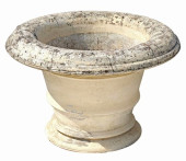 LARGE CAST-CONCRETE PAINTED GA