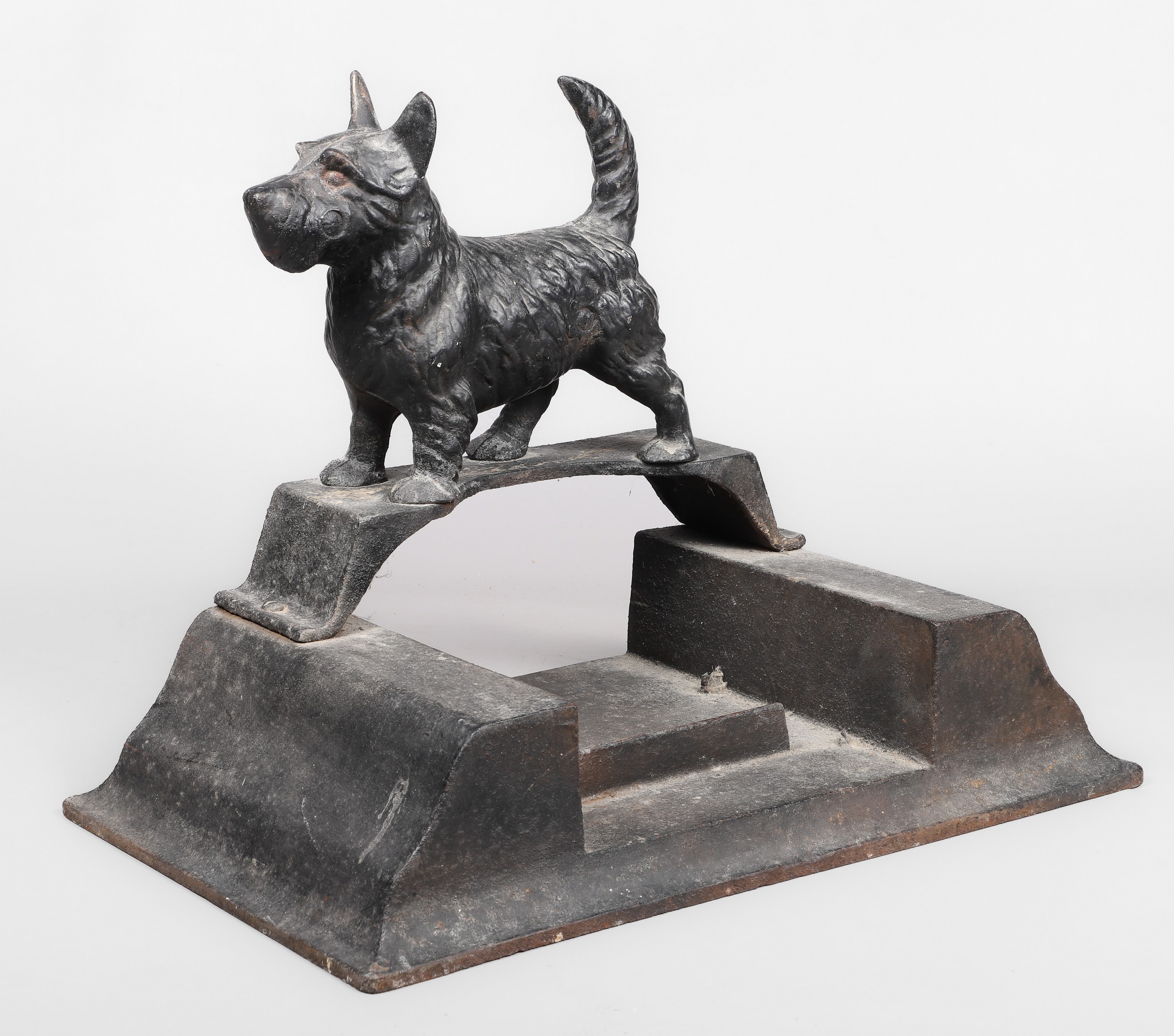 Large cast iron boot scraper,