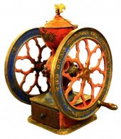 LARGE CAST IRON COFFEE GRINDER